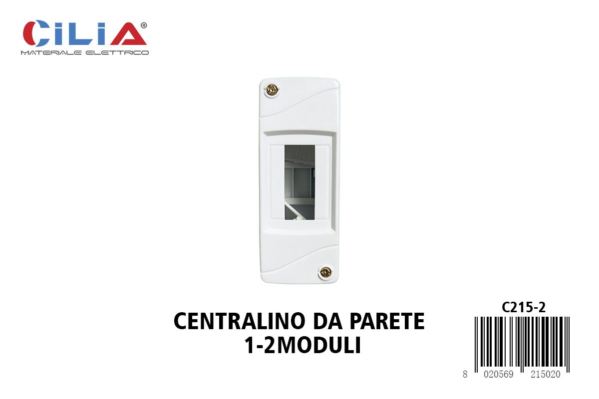 Centralino da parete 1-2 moduli CILIA, codice C215-2